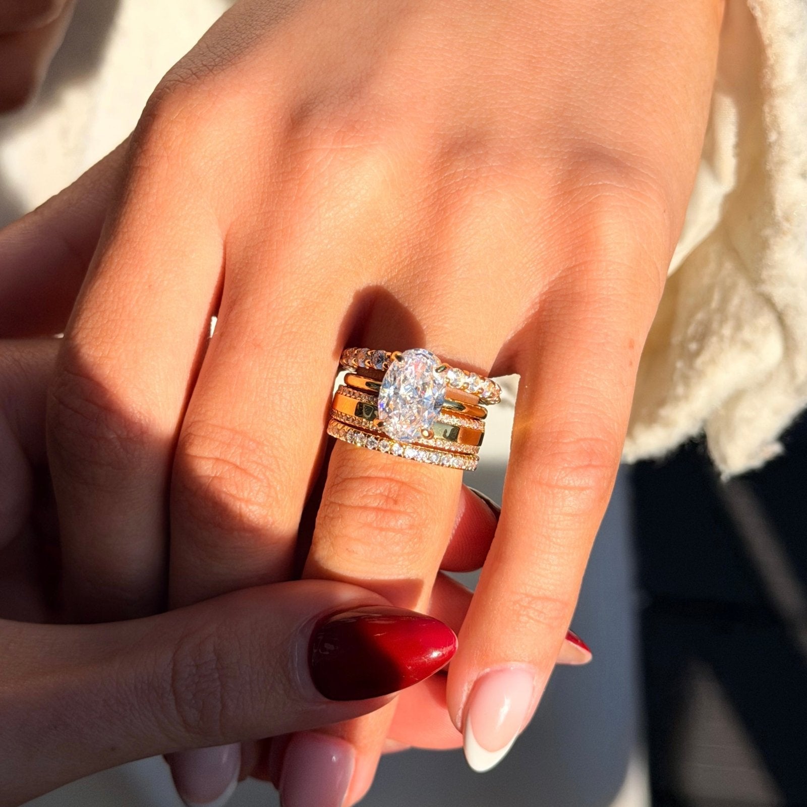 Gold Solitaire Eternity Set - Luxe Emporium x