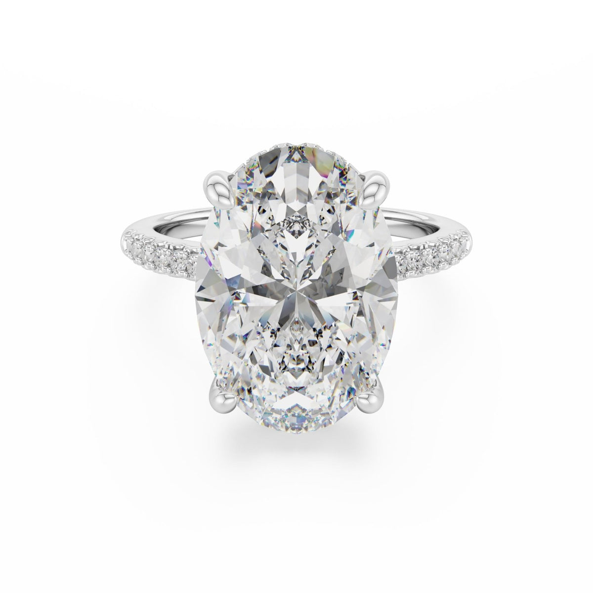 Sterling Silver Amara Solitaire Ring - Luxe Emporium x