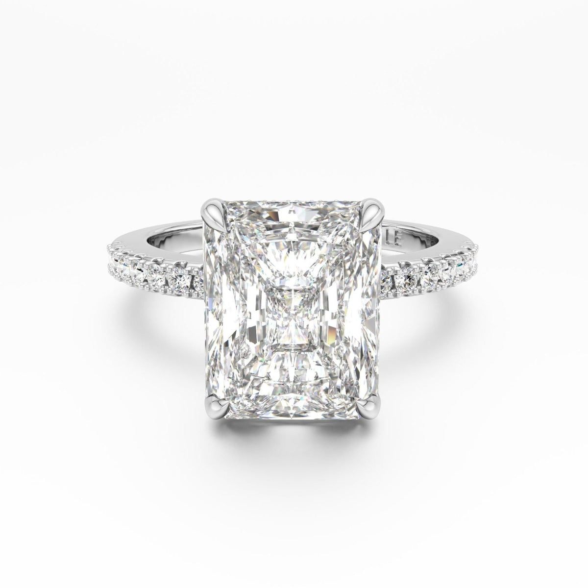Sterling Silver Radiant Cut Jasmine Ring