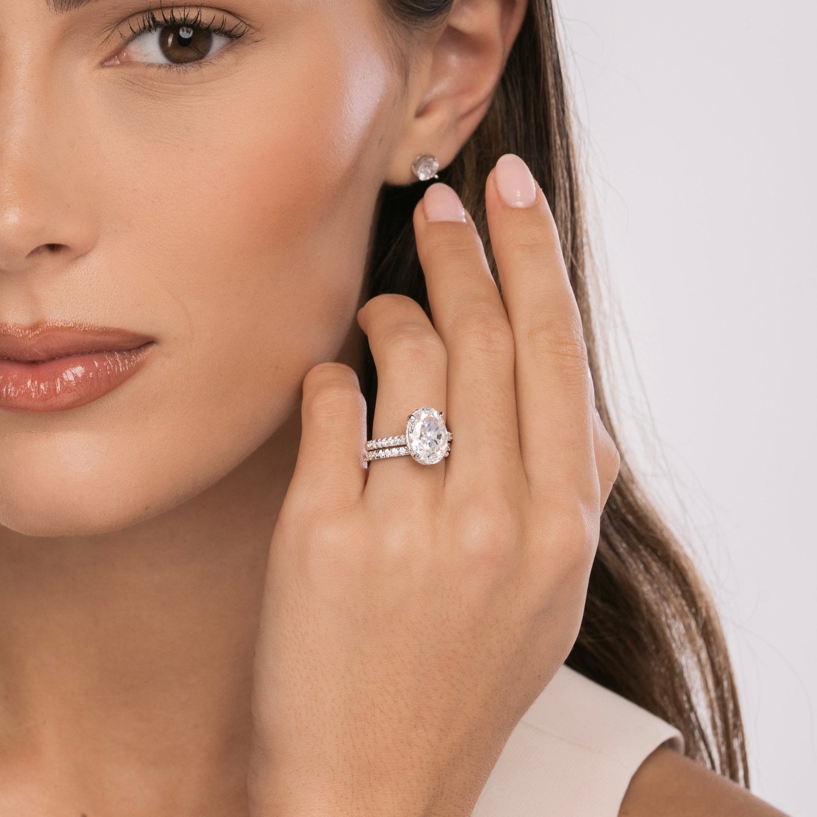 Sterling Silver 5ct Solitaire Ring - Luxe Emporium x