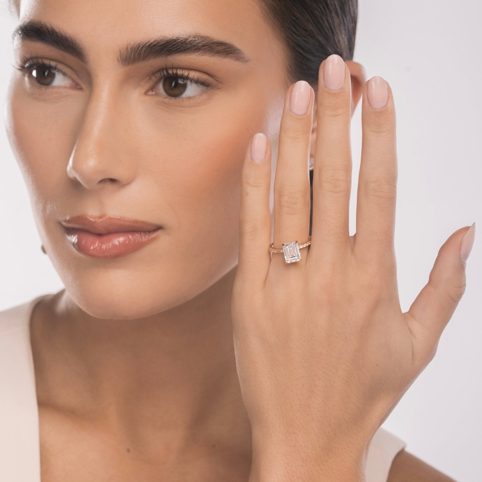 Gold Classic Emerald Cut Ring - Luxe Emporium x