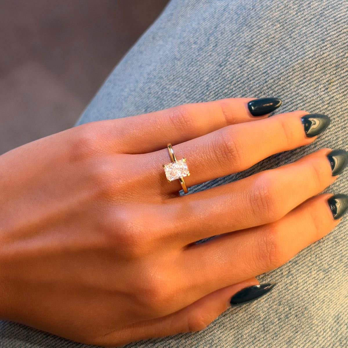 Gold Plain Band Mini Jasmine Ring - Luxe Emporium x