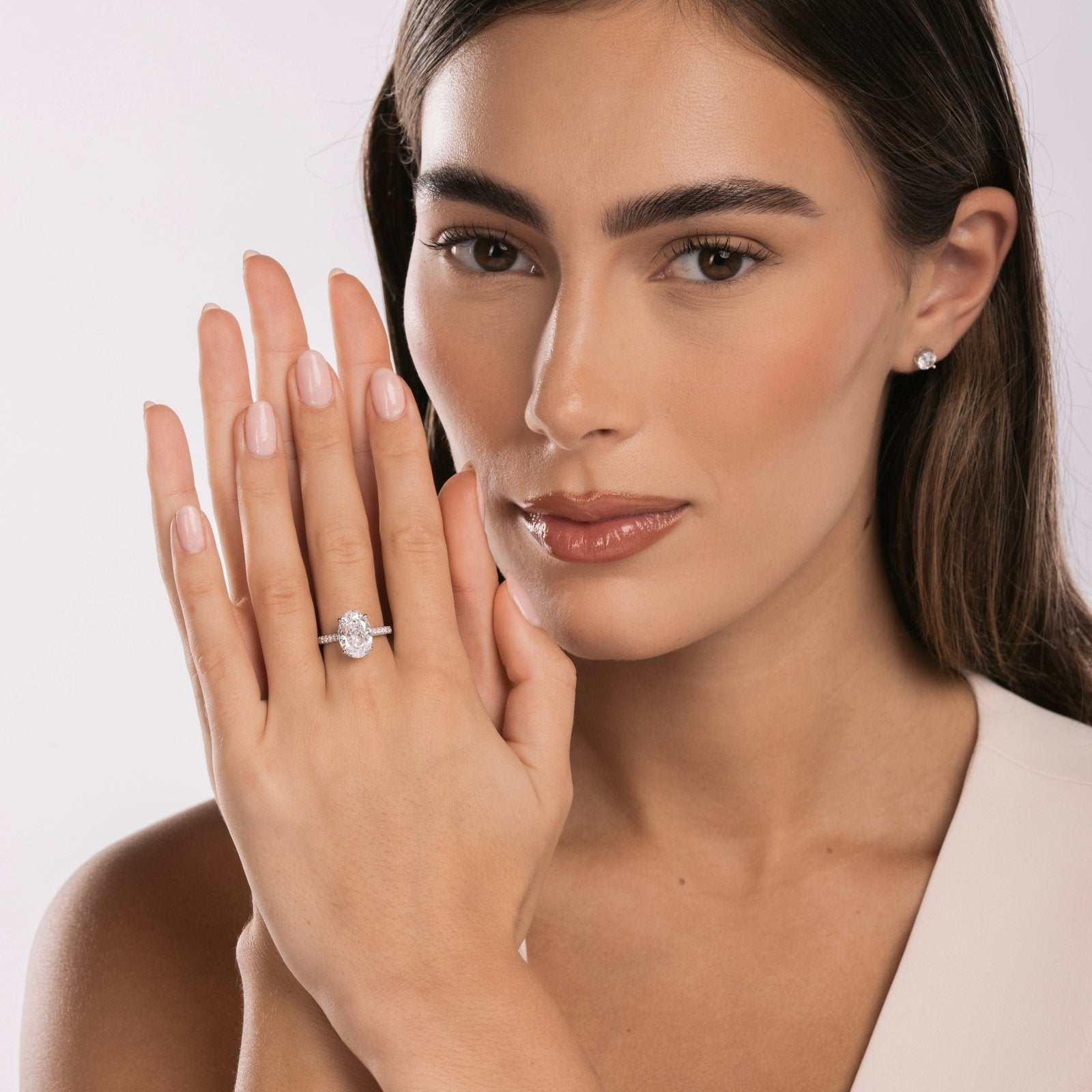 Sterling Silver 5ct Solitaire Ring - Luxe Emporium x