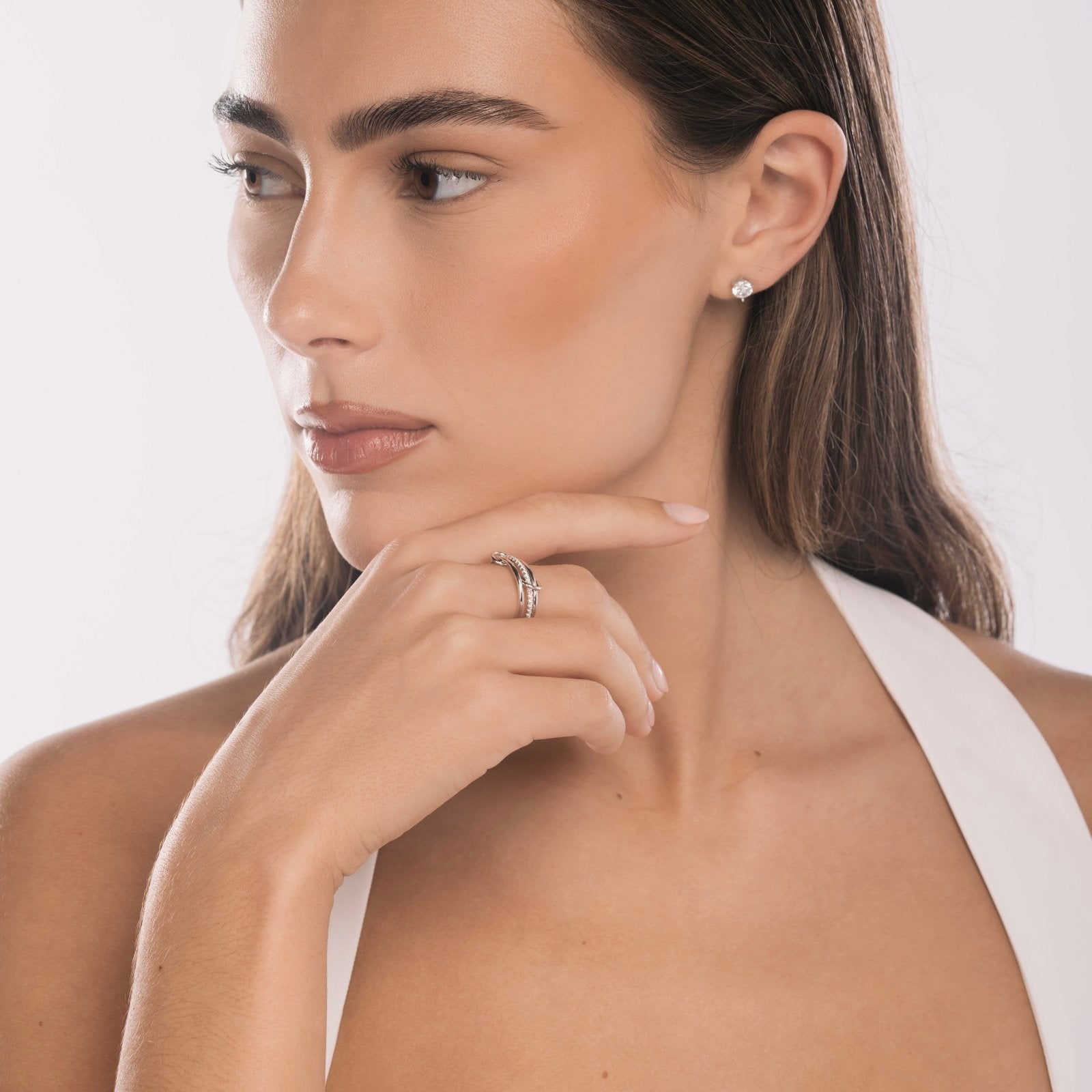 Sterling Silver Triple Band Ring - Luxe Emporium x