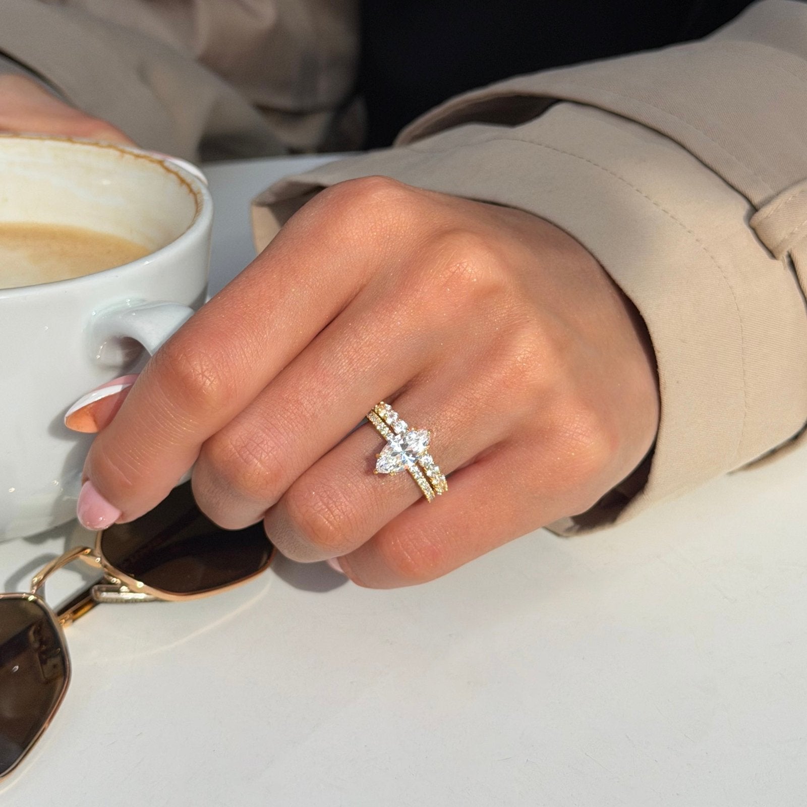 Gold Aurelia Band Ring - Luxe Emporium x