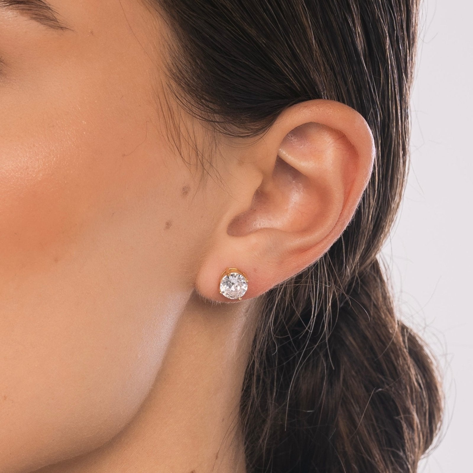 Gold Marla Stud Earrings - Luxe Emporium x