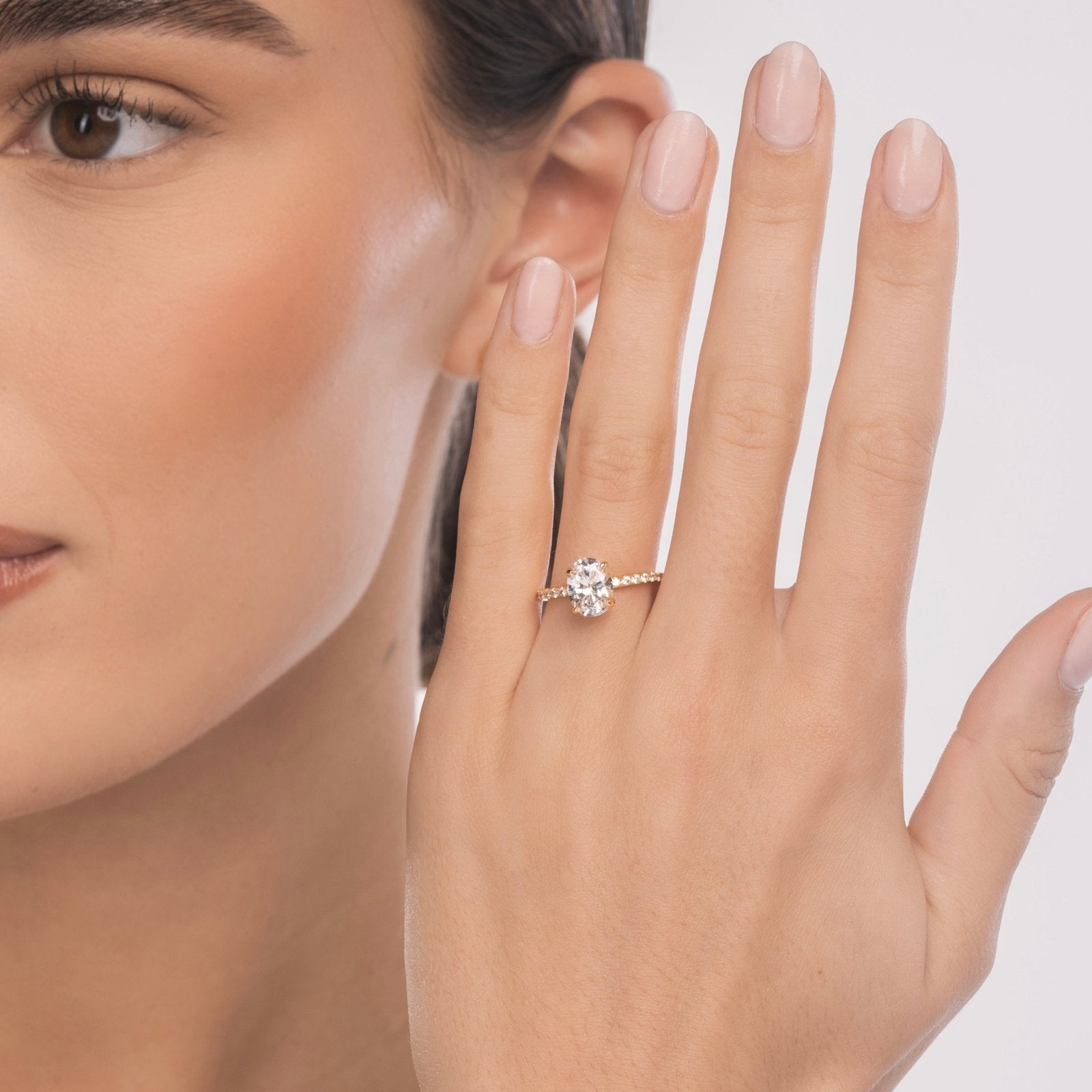 Gold 4 Prong Petite Solitaire Ring - Luxe Emporium x