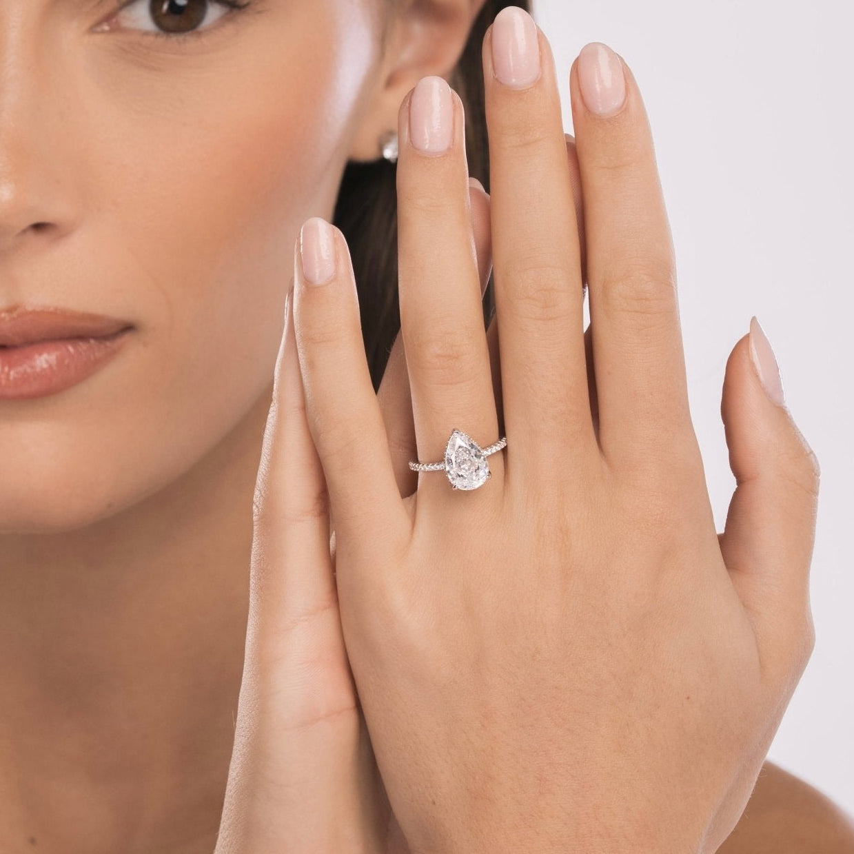 Sterling Silver Amour Ring - Luxe Emporium x