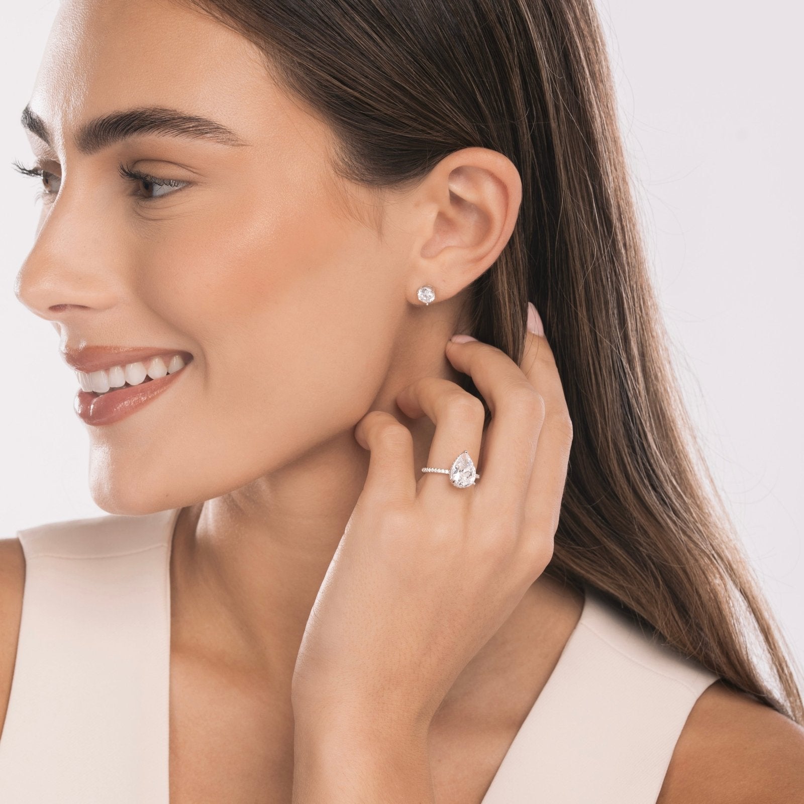 Sterling Silver Amour Ring - Luxe Emporium x