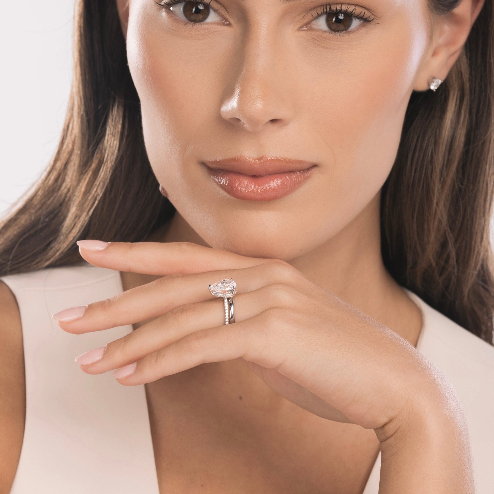 Sterling Silver Amour Ring - Luxe Emporium x