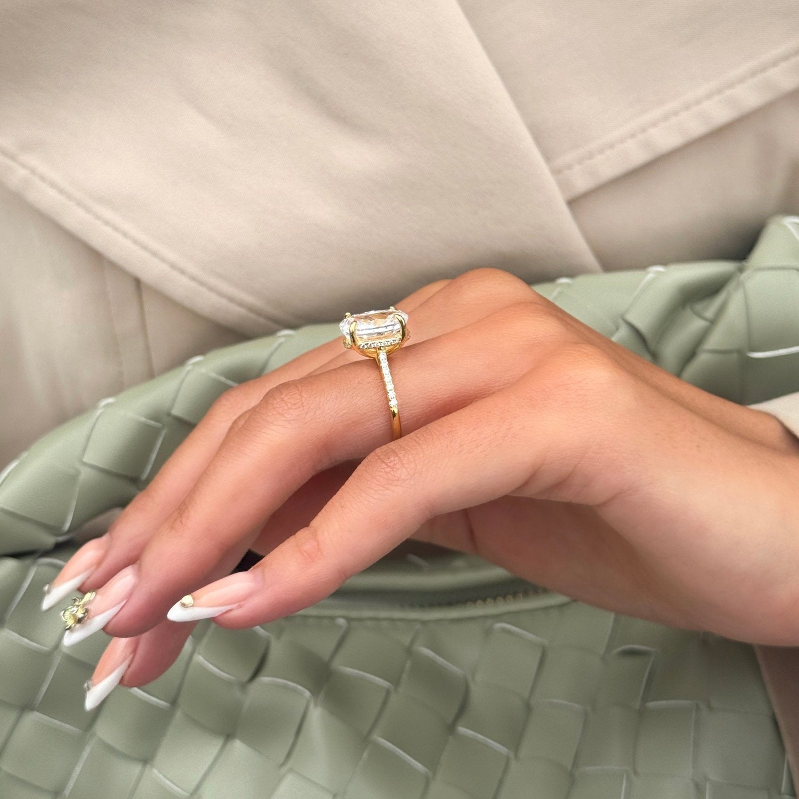 Gold Solitaire Ring - Luxe Emporium x