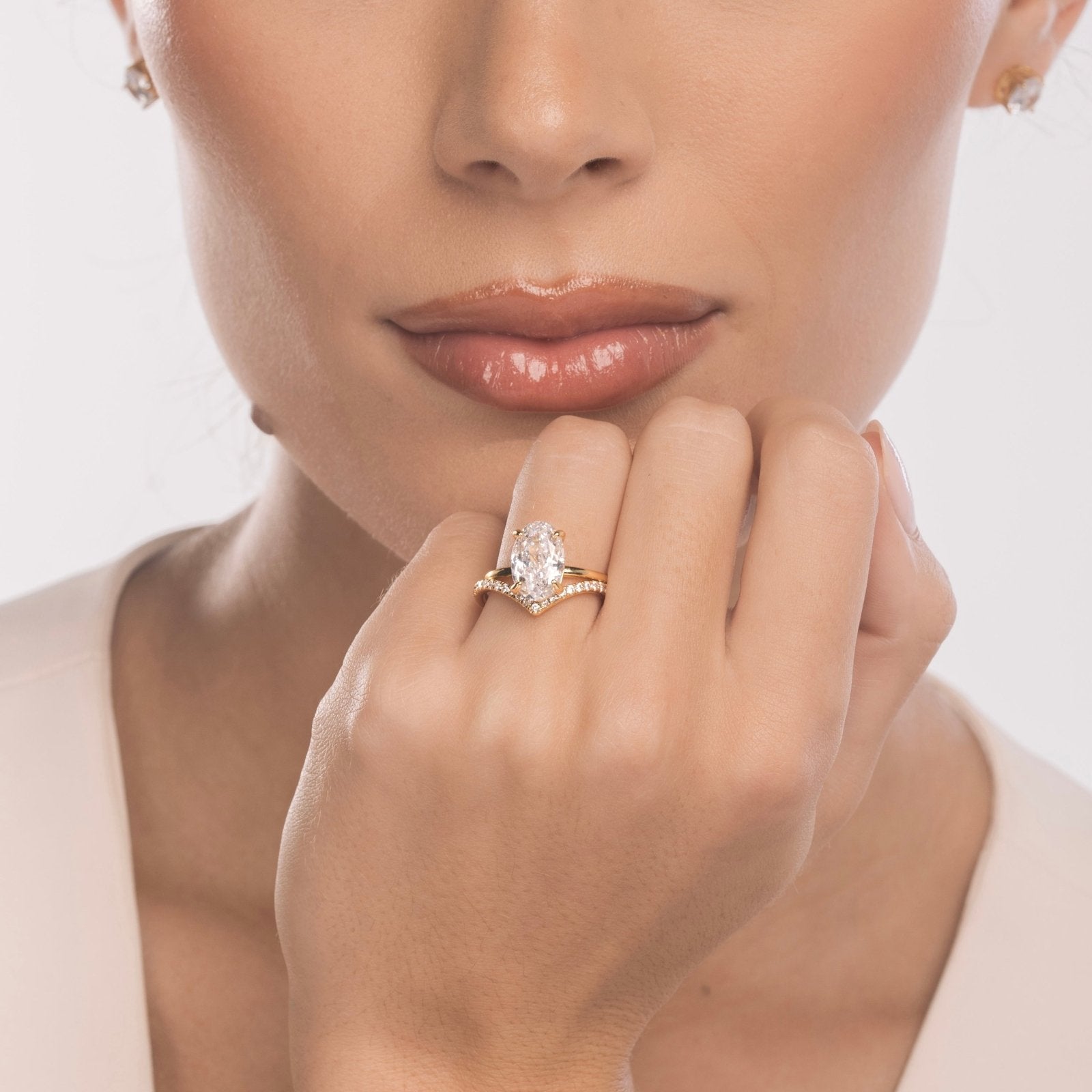 Gold Wishbone Ring - Luxe Emporium x