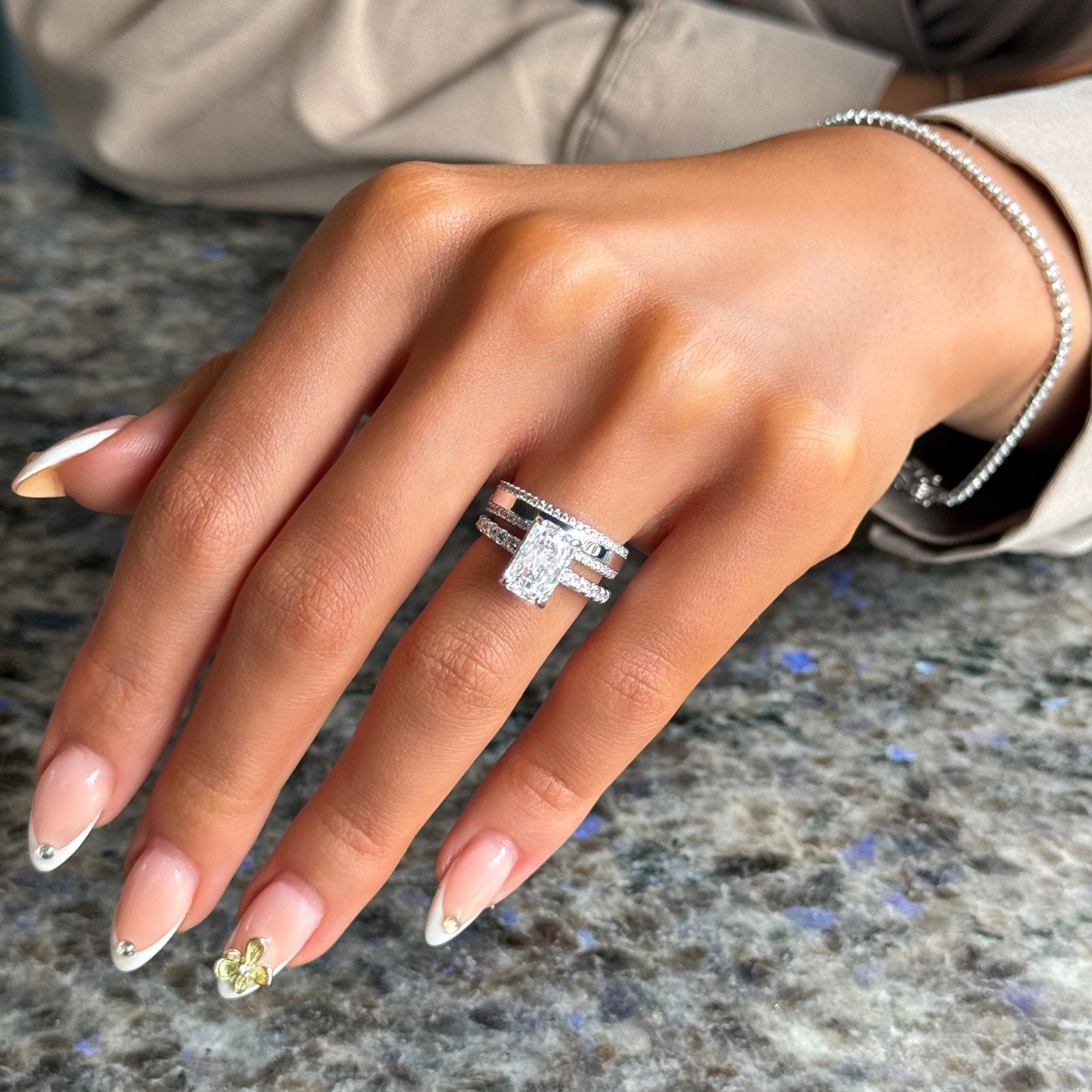 Sterling Silver Seraphina Ring - Luxe Emporium x