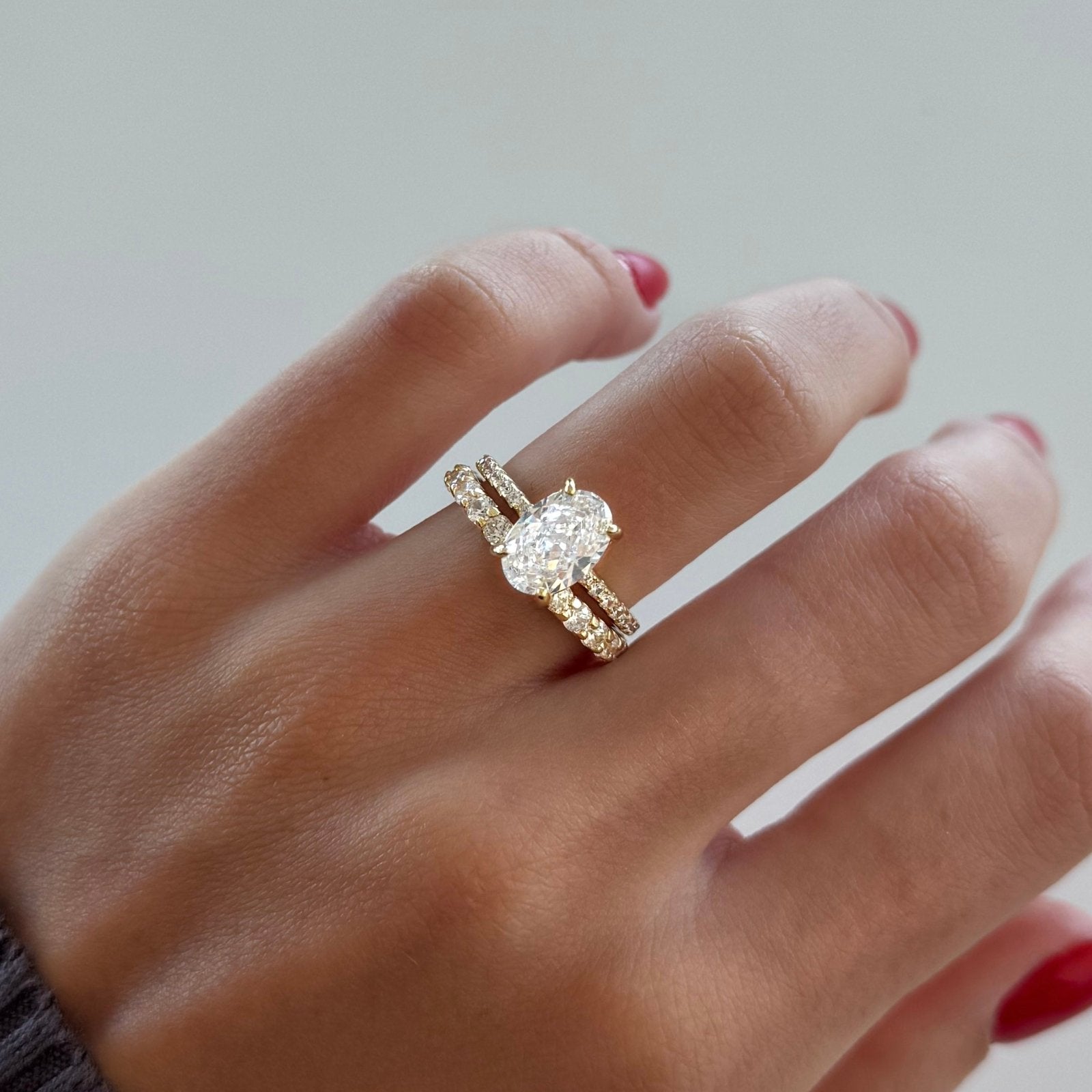 Gold Mini Solitaire Ring - Luxe Emporium x