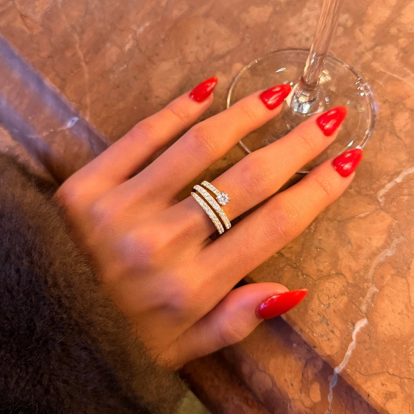 Gold Opiea Ring - Luxe Emporium x