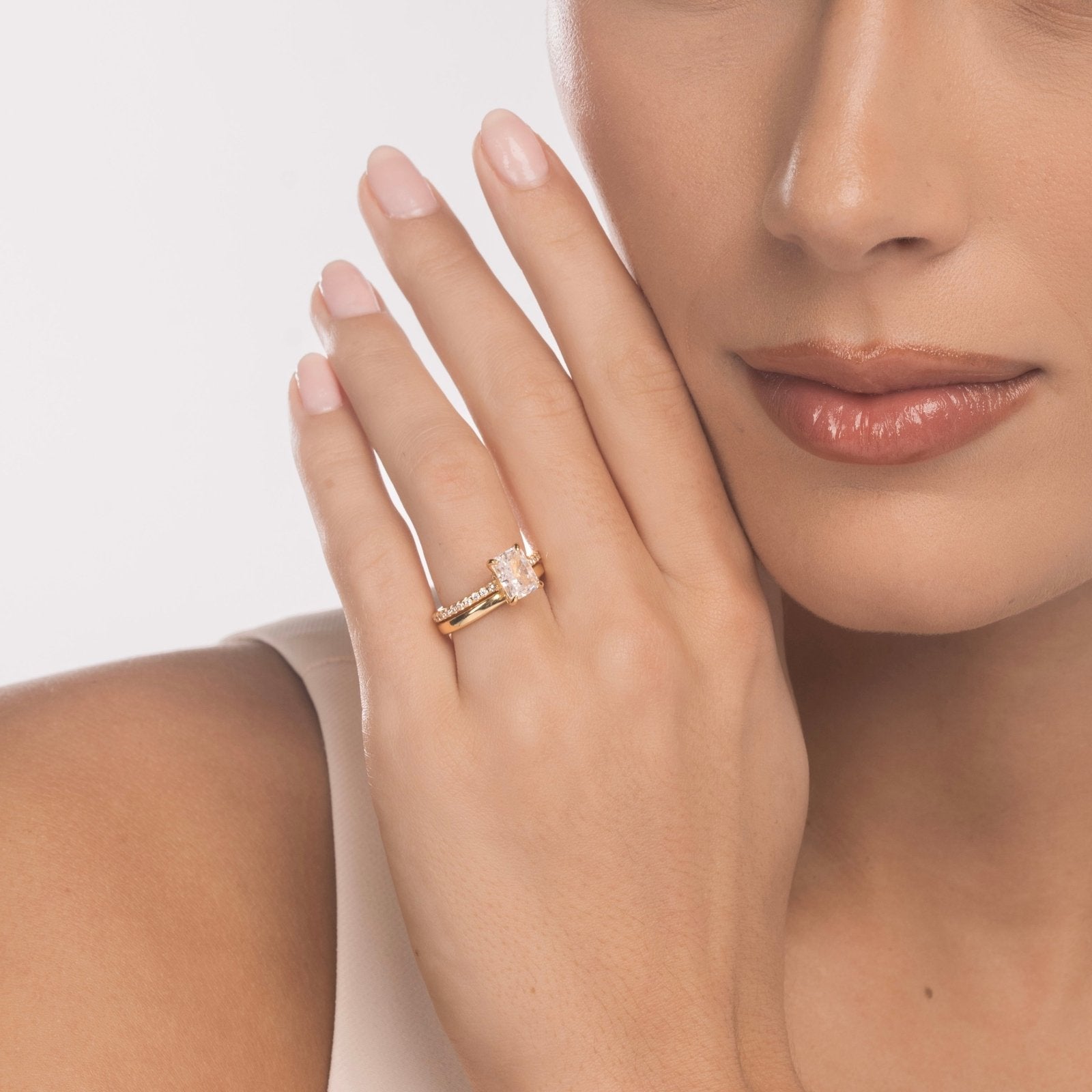 Gold Ayda Band Ring - Luxe Emporium x