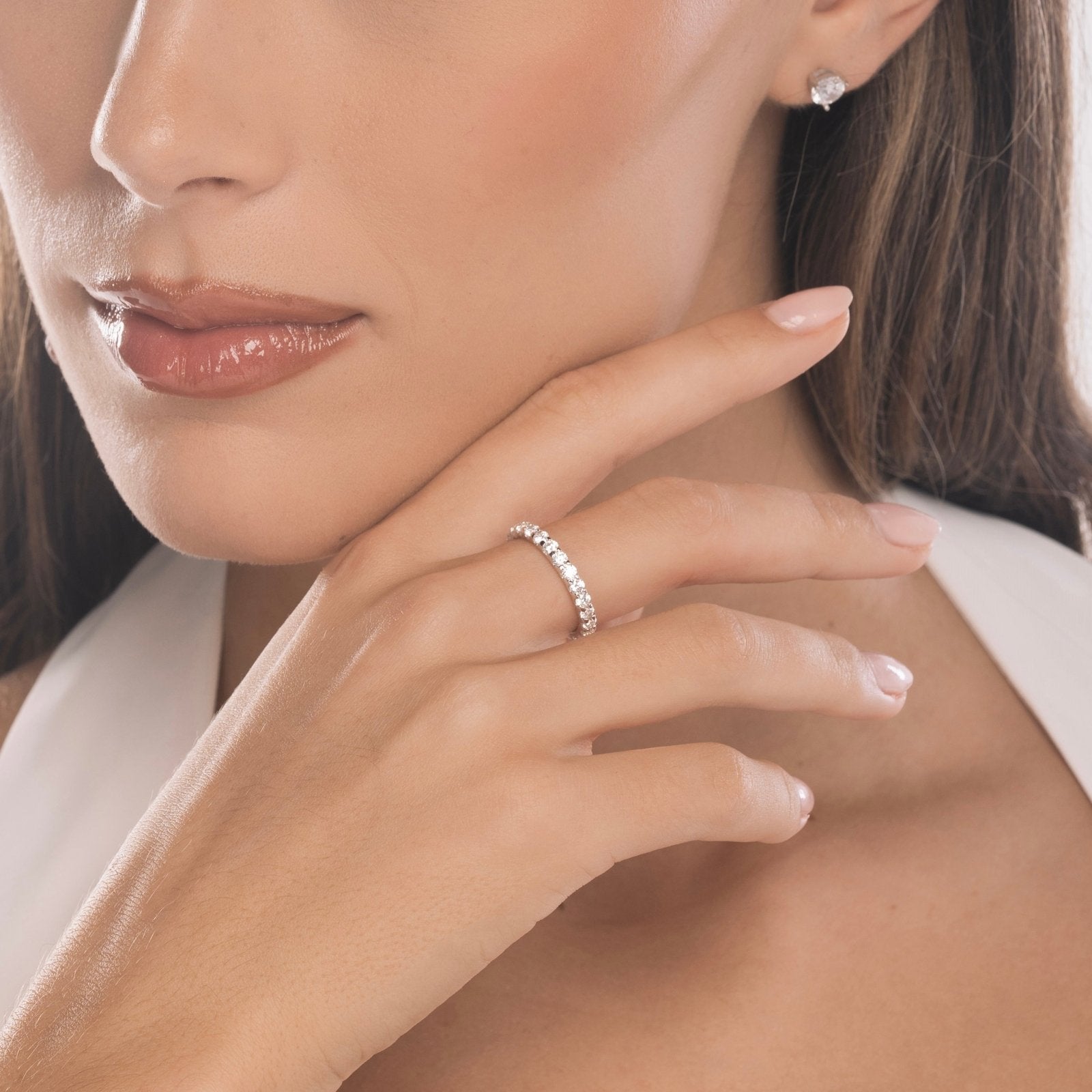 Sterling Silver Aurelia Band Ring - Luxe Emporium x