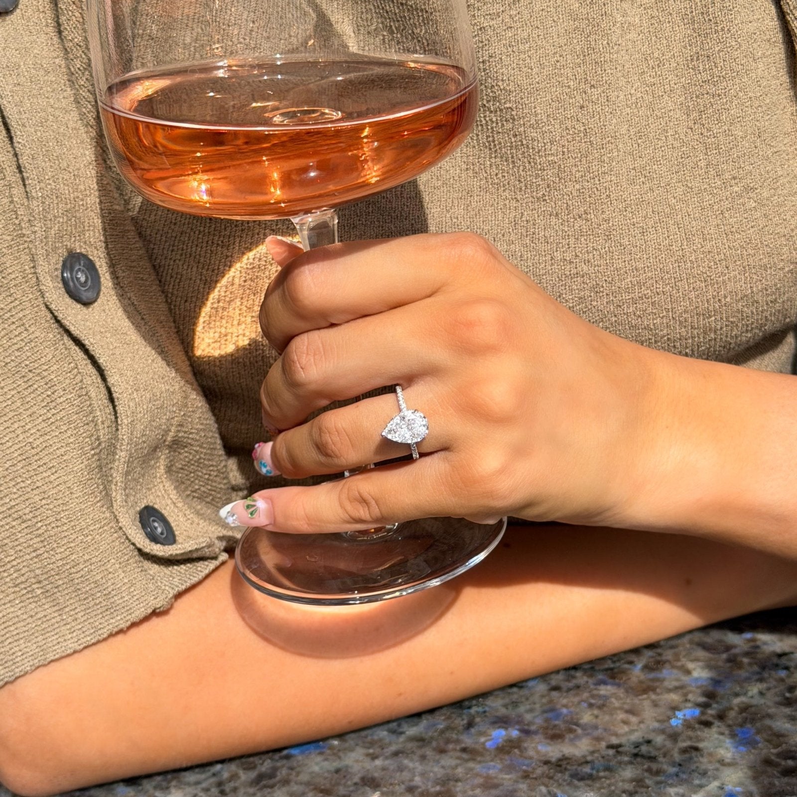 Sterling Silver Rosalie Ring - Luxe Emporium x