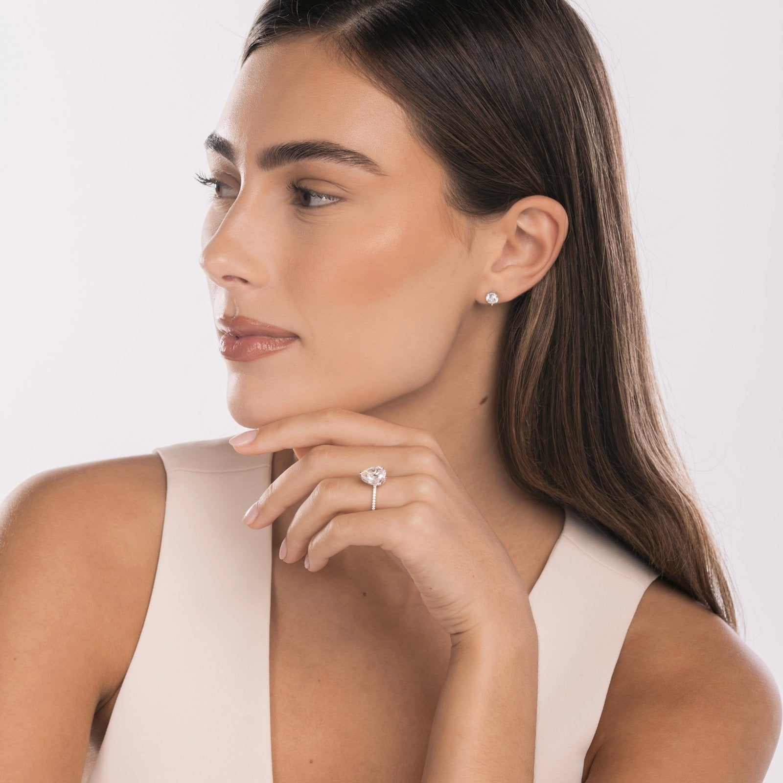 Sterling Silver Amour Ring - Luxe Emporium x