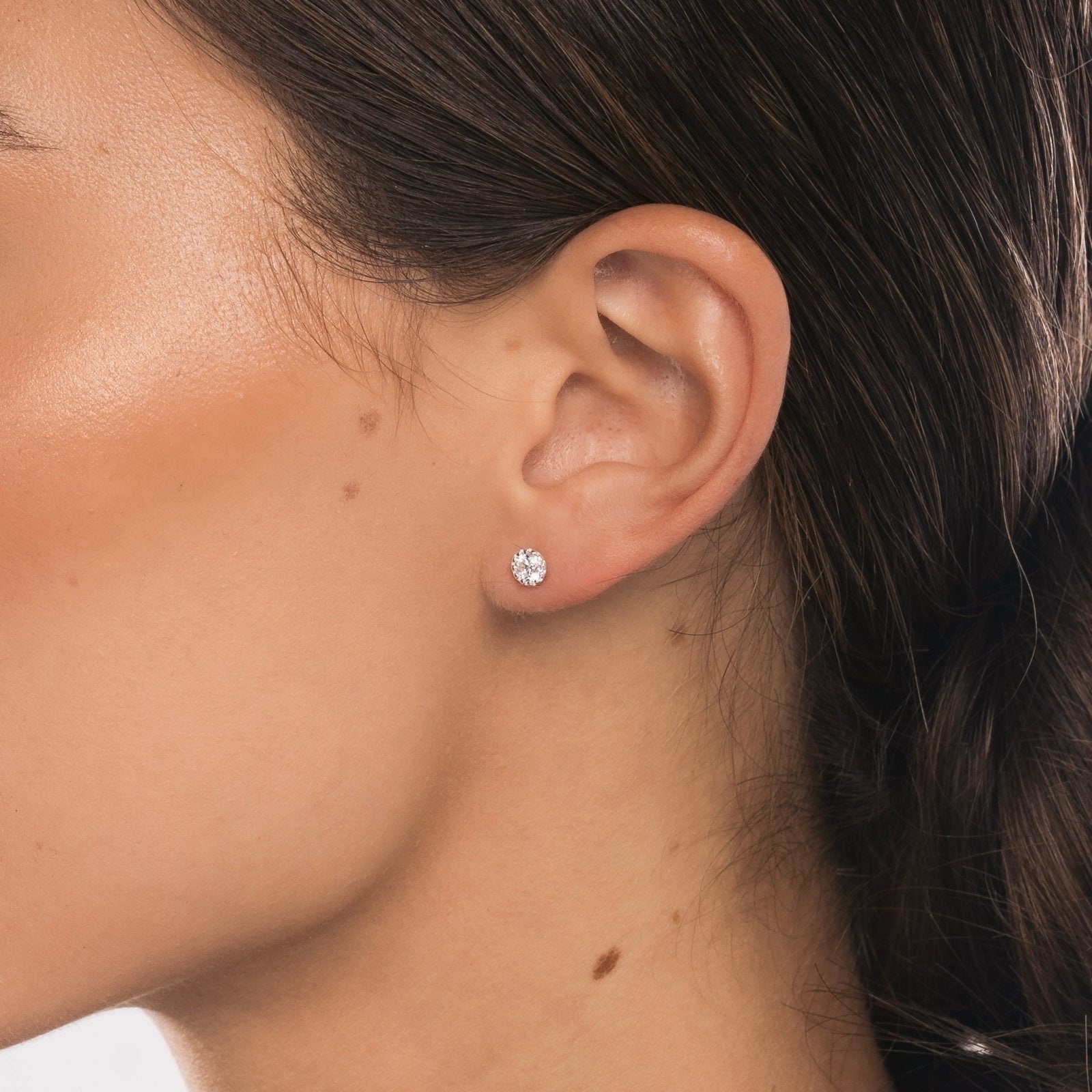 Sterling Silver Allure Stud Earrings - Luxe Emporium x