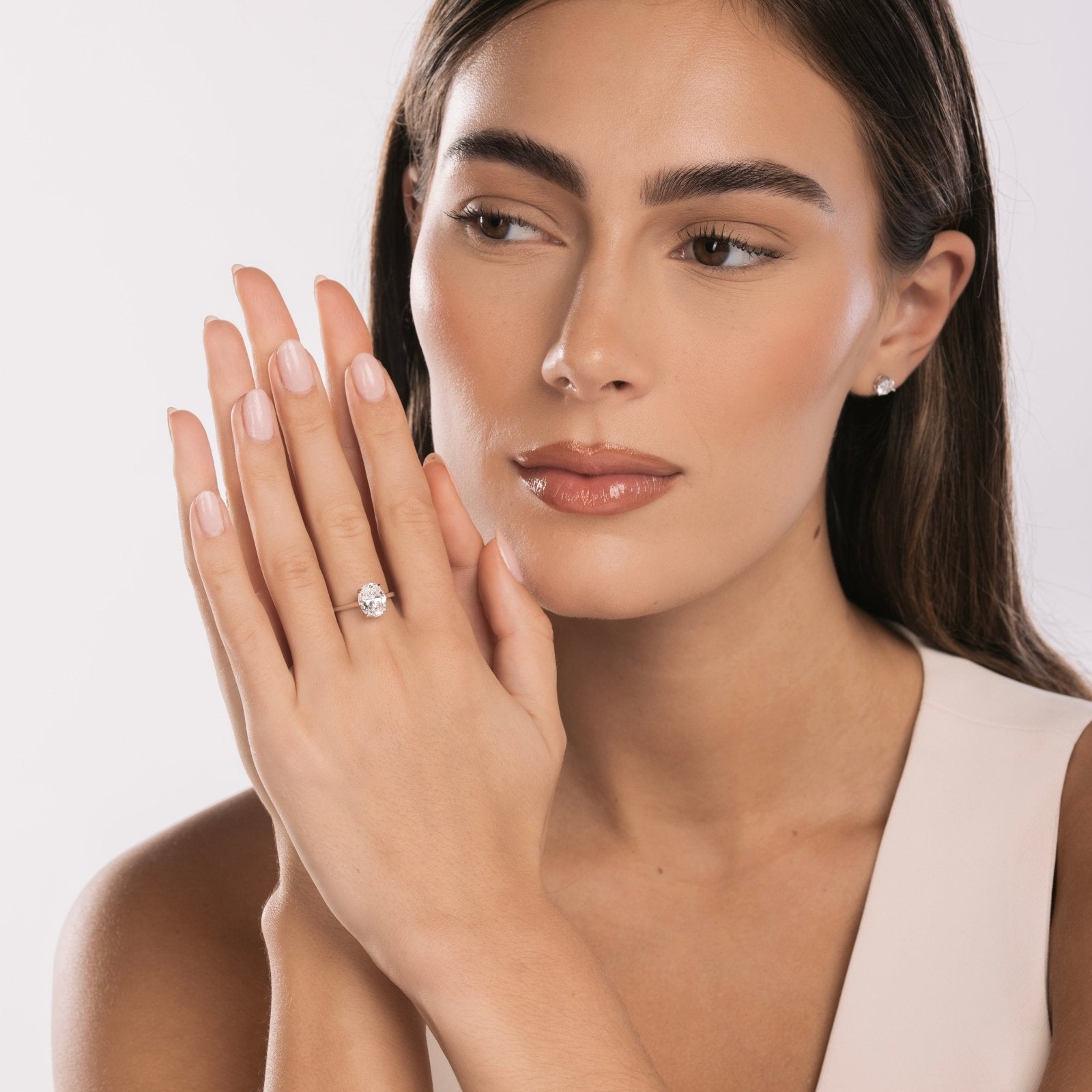 Sterling Silver Emera Ring - Luxe Emporium x