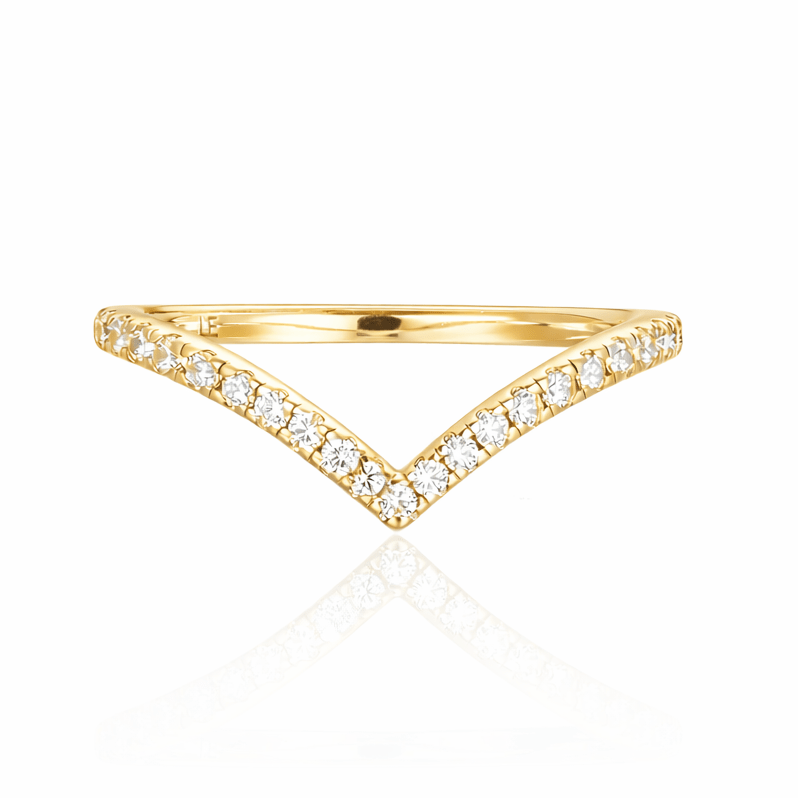 Gold Wishbone Ring - Luxe Emporium x