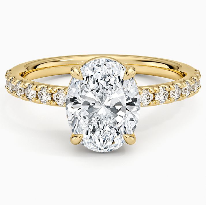Gold 4 Prong Petite Solitaire Ring - Luxe Emporium x