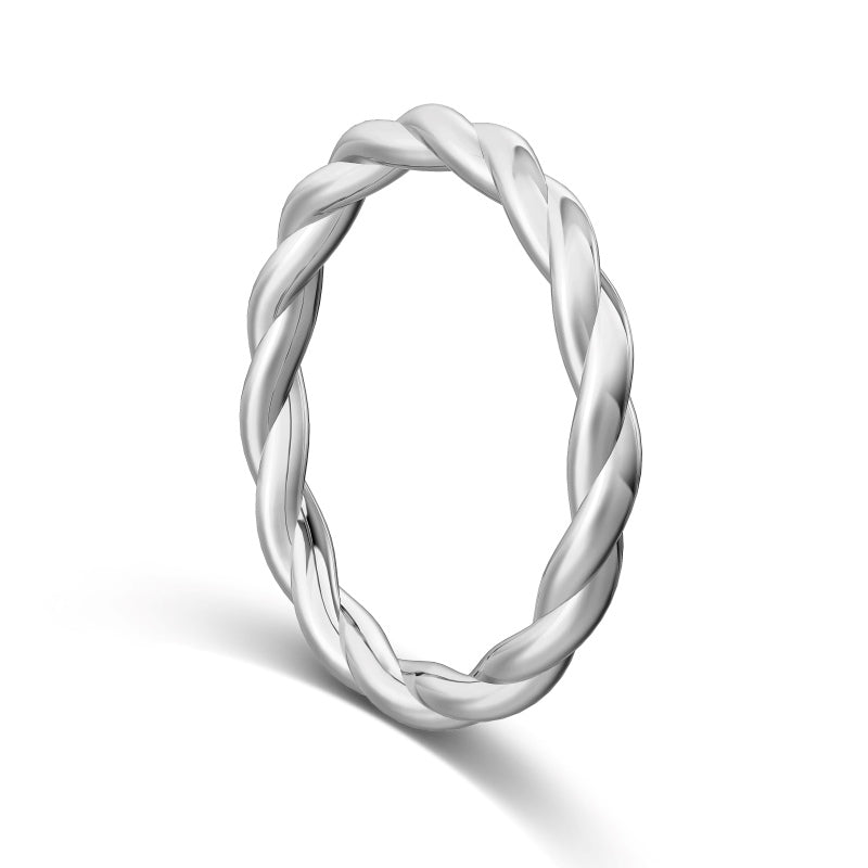 Sterling Silver Isobel Band Ring - Luxe Emporium x