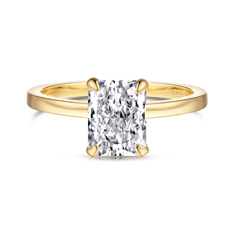 Gold Plain Band Mini Jasmine Ring