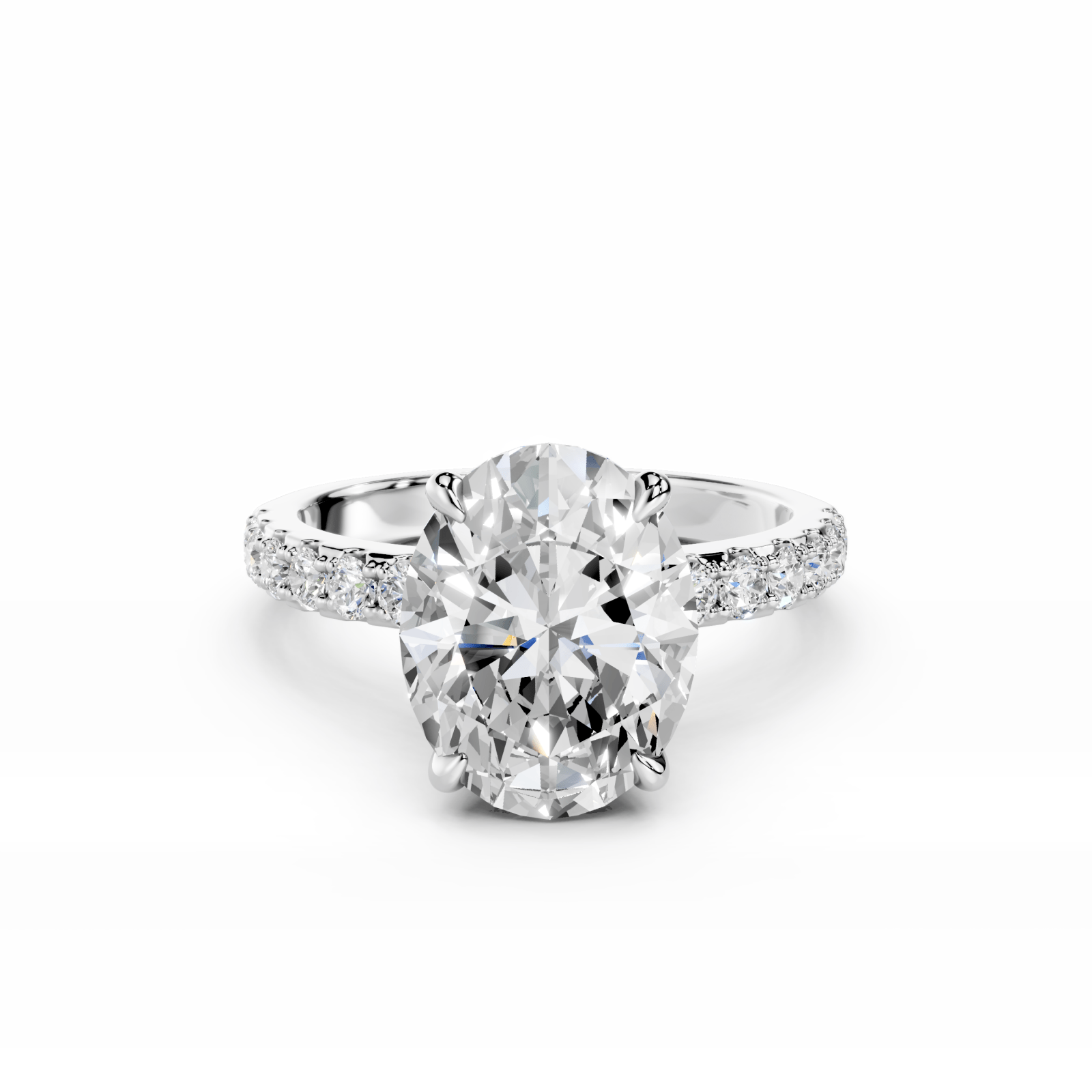 Sterling Silver Elysia Solitaire Ring - Luxe Emporium x