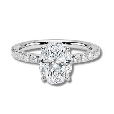 Sterling Silver 4 Prong Petite Solitaire Ring - Luxe Emporium x