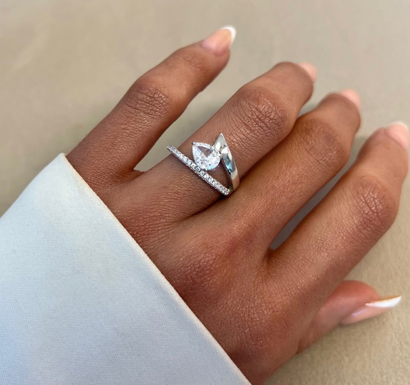 Sterling Silver Ariana Ring - Luxe Emporium x