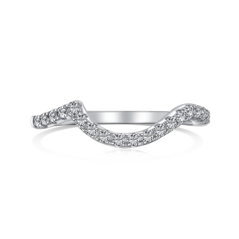 Sterling Silver Wave Ring - Luxe Emporium x