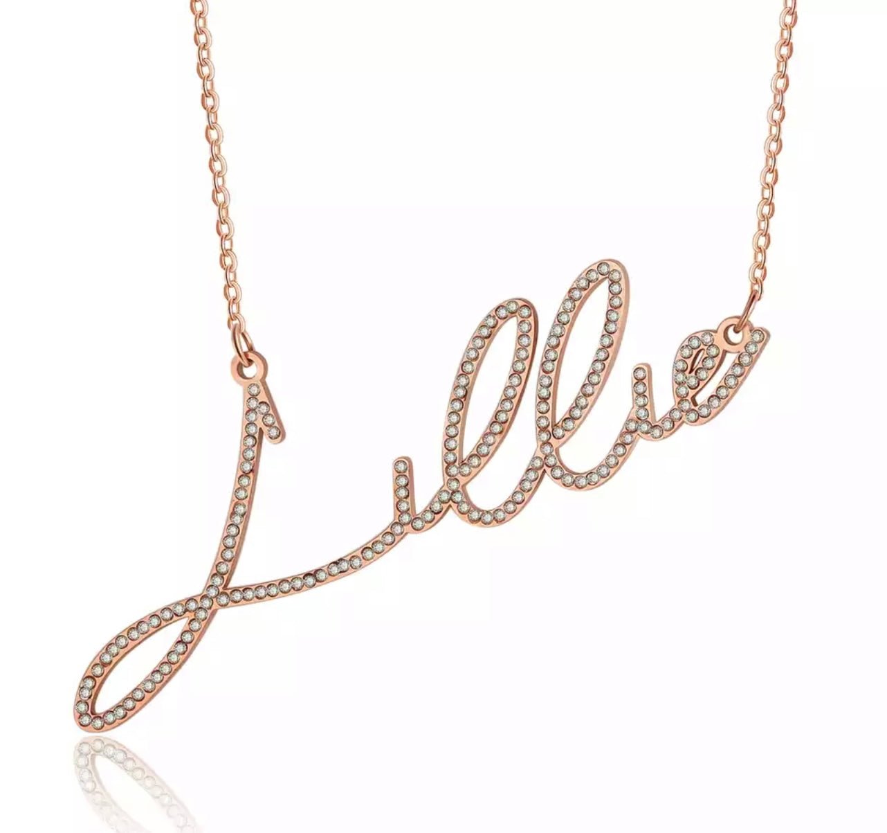 Personalised Iced Name Necklace - Luxe Emporium x